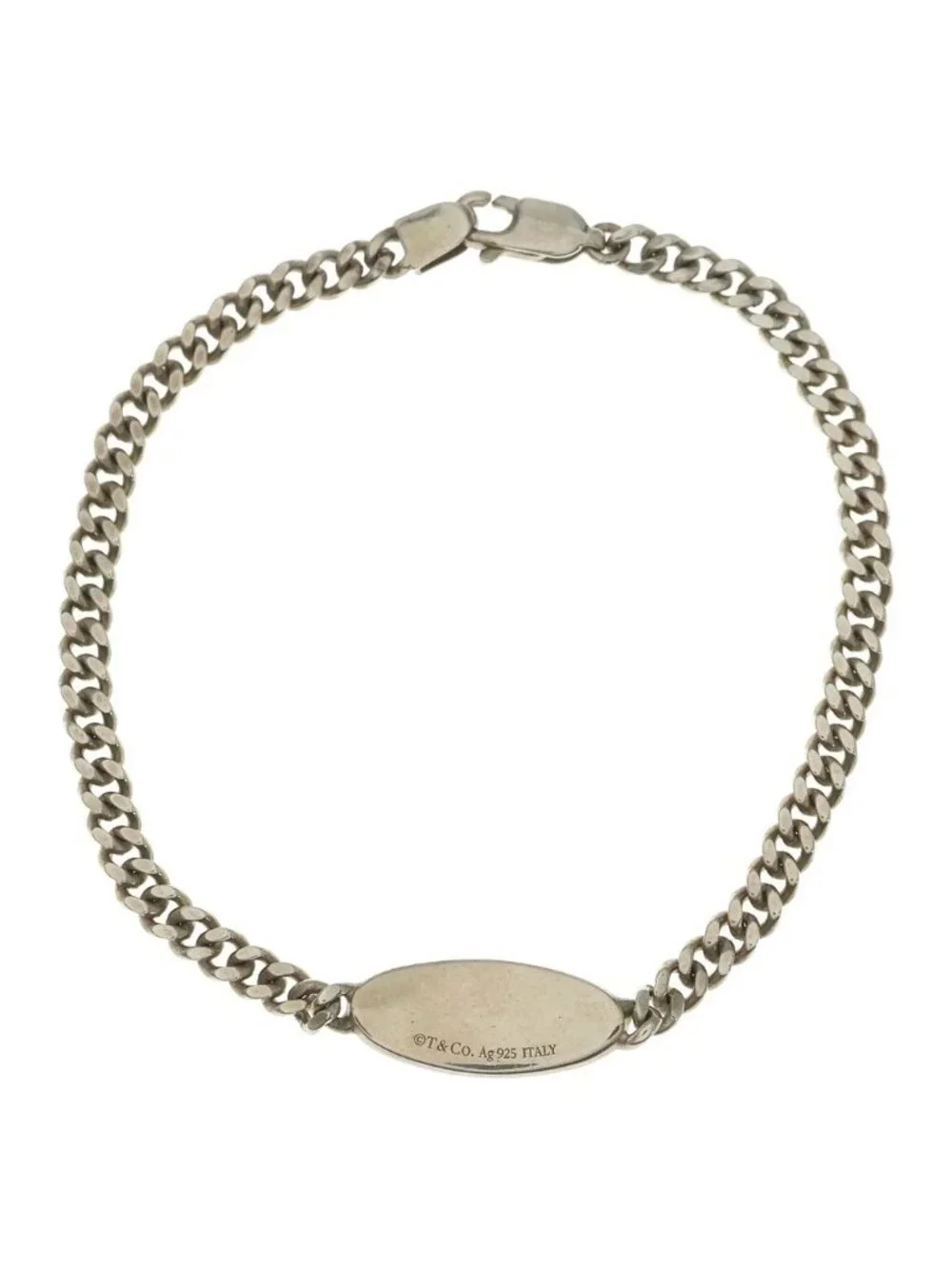 Tiffany & Co Oval Bracelet Silver